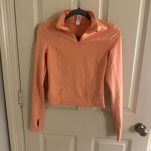 Yogalicious Peach Crop Top